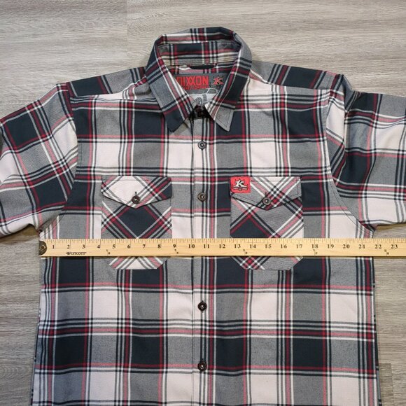 Dixxon Flannel Company Men's Medium The Boss Kindig-It Plaid Flannel Shirt Red - Picture 8 of 9